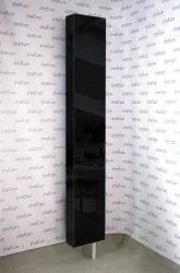 Черный шкаф в черном стекле Lupo Black Черный