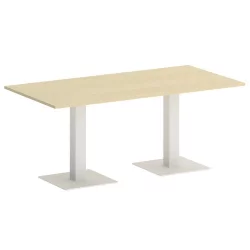 Стол прямоугольный HOME OFFICE VR.SP-5-180.2 Клен/Белый металл