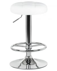 Табурет барный ДОБРИН БРУНО (белый) 2 шт / DOBRIN BRUNO