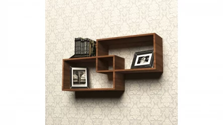 Полка для книг-5 Орех