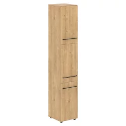 Шкаф колонка с глухой средней дверью LOFTIS LHC 40.8 Дуб Бофорд