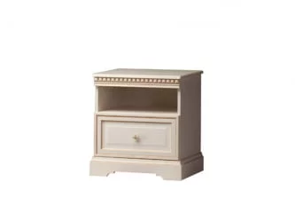 Тумба прикроватная Парма 803 Кремовый белый Патина
