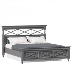 Кровать двуспальная 1600 с подъемным механизмом Амели ЛД 642.790.000 Оникс серый