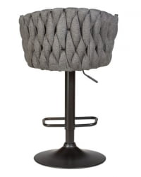 Стул барный ДОБРИН ЛЕОН (графитовая ткань (ЛАР-275-21)) 2 шт / DOBRIN LEON (LAR-275-21))