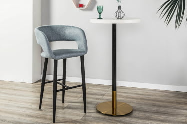 Кресло Hugs Б св.сер/черный