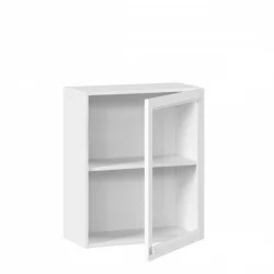 Шкаф кухонный 600 со стеклом Джулия ЛД 284.350.000.021 Белый