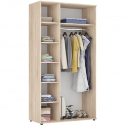 Шкаф распашный Алиса (H5_M) 2230х1200х540 ручка скоба 96мм (ВД)