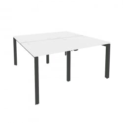 Рабочая станция на П-образном м/к ONIX O.MP-D.RS-4.0.8 Белый Бриллиант/Антрацит