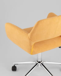 Стул офисный ROSS рогожка желтый