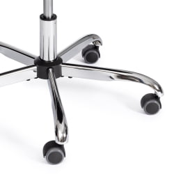 Кресло OXFORD хром кож/зам, черный, 36-6