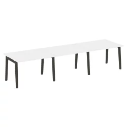 Стол переговорный (3 столешницы) ONIX WOOD OW.PRG-3.2 Белый Бриллиант/Темный