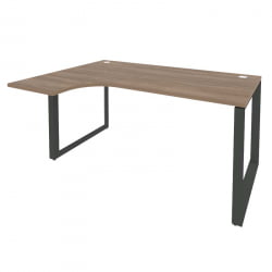 Стол эргономичный левый на О-образном м/к ONIX O.MO-SA-4L Дуб Аризона/Антрацит