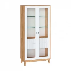 Шкаф двухстворчатый Бари ЛД 698.030.000 Дуб Золотой Белый