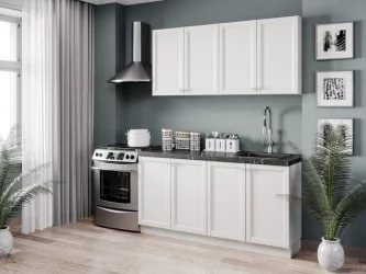 Шкаф кухонный 800 высокий Джулия ЛД 284.460.000.029 Белый