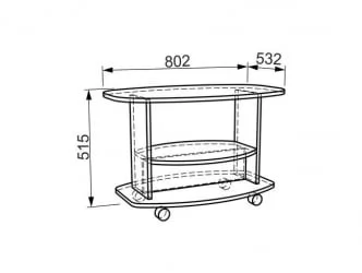 Стол Лидер модуль 01 Венге