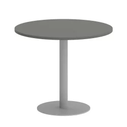 Стол журнальный круглый ХОМЕ ОФФИCЕ ВР.СП-5-90.1 Металлик/Серый металл / HOME OFFICE VR.SP-5-90.1