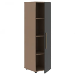 Шкаф-колонка с глухой средней дверью (правый) VELION VMCS 40.1 R Яшма черный Кобра