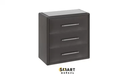 Комод со стеклом Элис Темный