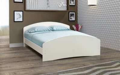 Кровать на уголках №2 1400*2000 Ясень Анкор темный