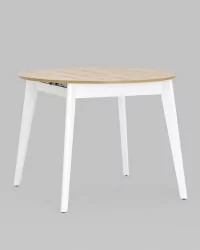 Стол раздвижной Rondo 100-135 Дуб/белый