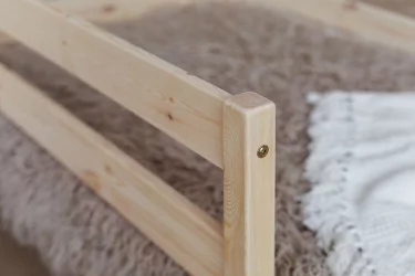 Детская кровать в натуральном цвете с ящиками