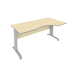 Стол криволинейный правый Riva ПЛ.СА-1 Пр Клен/Металлик