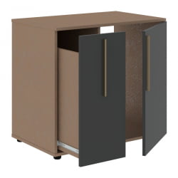 Тумба под фригобар VELION VGR 8655 Яшма черный Кобра