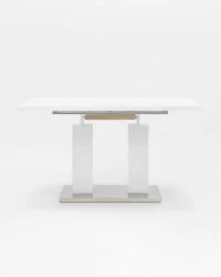 Стол Сиэтл раскладной 140-180 Белый глянцевый