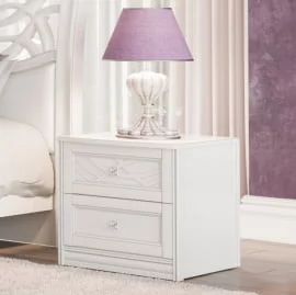 Тумба прикроватная Джулия ЛД 695.030.000 Белая