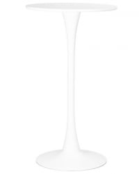 Стол барный МИА БАР (белая столешница, белое основание) / MIA BAR