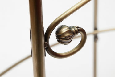 Туалетный стол ALBERT (столик/зеркало + пуф) Античная медь (Antique Brass)