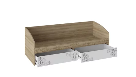 Детская кровать Оксфорд ТД-139.12.01 Ривьера Белый с рисунком