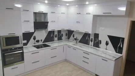 Глянцевый фартук (КОМПОЗИТ) KM 142