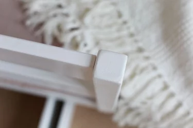 Детская кровать в белом цвете с ящиками Сердечки