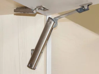 Шкаф над вытяжкой (с системой плавного закрывания) Графит 74.12.1 Сосна Астрид /Ваниль