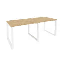 Рабочая станция на О-образном м/к ONIX O.MO-RS-2.1.8 Тиквуд Светлый/Белый