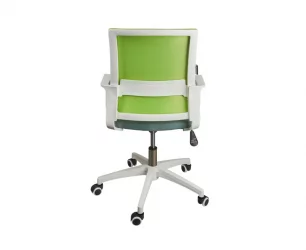Кресло офисное Бит LB белый пластик Зеленый