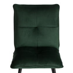 Металлический стул Sweet LT, велюр, Deep Forest (изумруд), 41х55х88 см