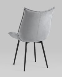 Стул Осло велюр Серый