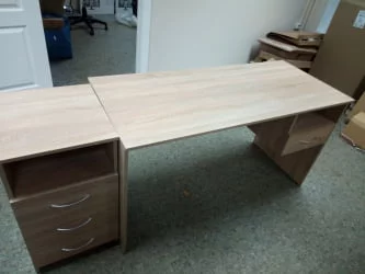 Стол S-1400 (Дуб Cонома светлый)