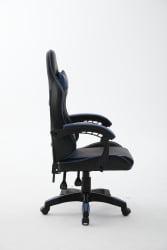 Кресло спортивное ТопЧаирс Шадов черно-синий / TopChairs Shadow