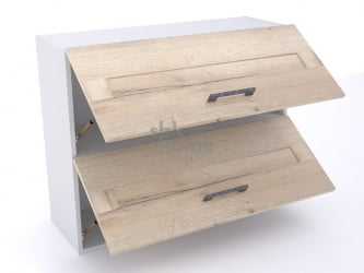 Шкаф Ш-90г, Дублин (900*320*720) Дуб галифакс белый, 21649 