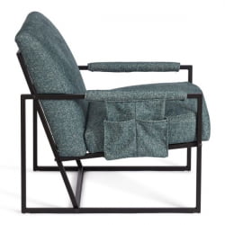 Кресло Charli LUX/Чарли Люкс велюр/букле, VT изумруд, 70х80х82 см