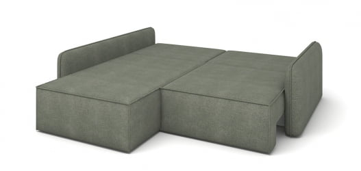Диван угловой Лофт левый ткань Jasper viridian (1760*2320*810) Серо-зеленый, 2117898/50635/8