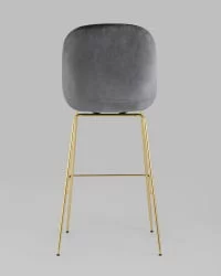 Стул барный Беетле голд Серый / Beetle gold
