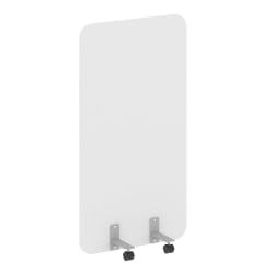 Перегородка на металлических опорах, на роликах R-line DP.R-80-150 Белый