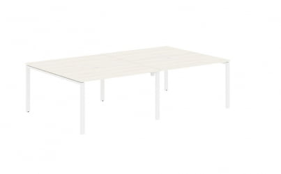 Бенч-система 4-местная EDIS EUWST 2716 Ясень Траун Белый