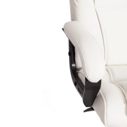 Кресло BERGAMO хром (22) кож/зам, белый, 36-01