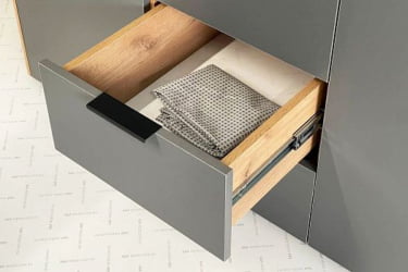 Шкаф трехдверный Адам MSA-04 дуб крафт золотой/графит