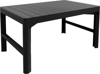 Столик Lyon rattan table Графит